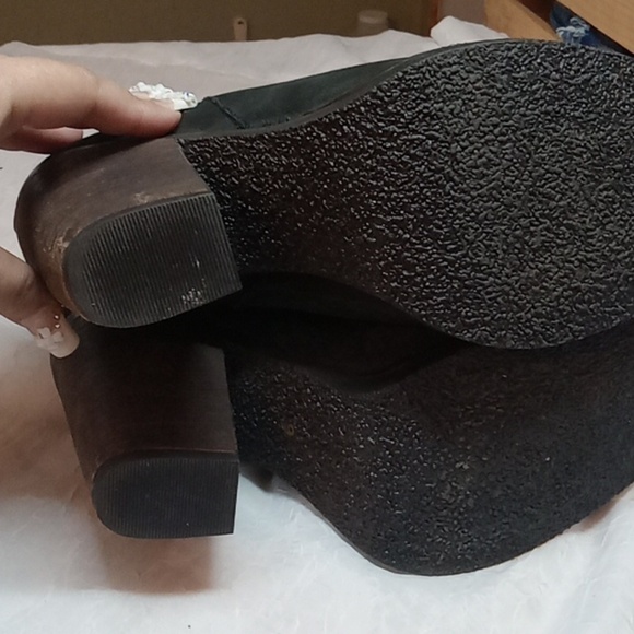 Coolway black women's leather ankle boots size 9 - Picture 6 of 8